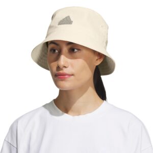 adidas Women's Shoreline Bucket Hat, Off White/Putty Grey, One Size