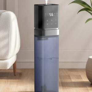 AILINKE Humidifier Large Room Bedroom, Cool Mist Humidifiers for Home Bedroom with Extended Tube, Room Cool Mist Humidifier, School, Office, Warehouse, 2.1Gal/8L