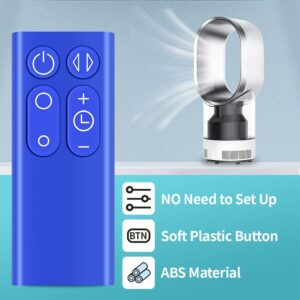 Replacement New Remote Control Compatible for Dyson AM11 TP01 TP00 Pure Cool Fan Tower (Blue)