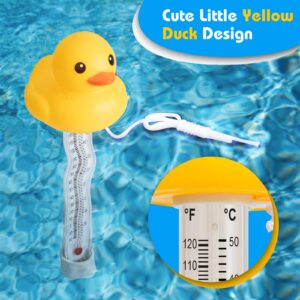 Pool Thermometer Floating Swimming Pool Thermometer Pond Water Thermometer Swimming Pool Floating Thermometer Pool Accessories for Outdoor and Indoor Swimming Pools and Spas by DWEPTU