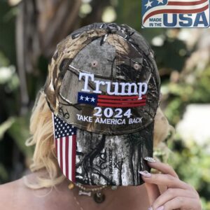 Made in USA Trump Hat 2024 Take America Back Camo Hat Adjustable Cap Hat Presidential Election Campaign (Cameo Mesh)