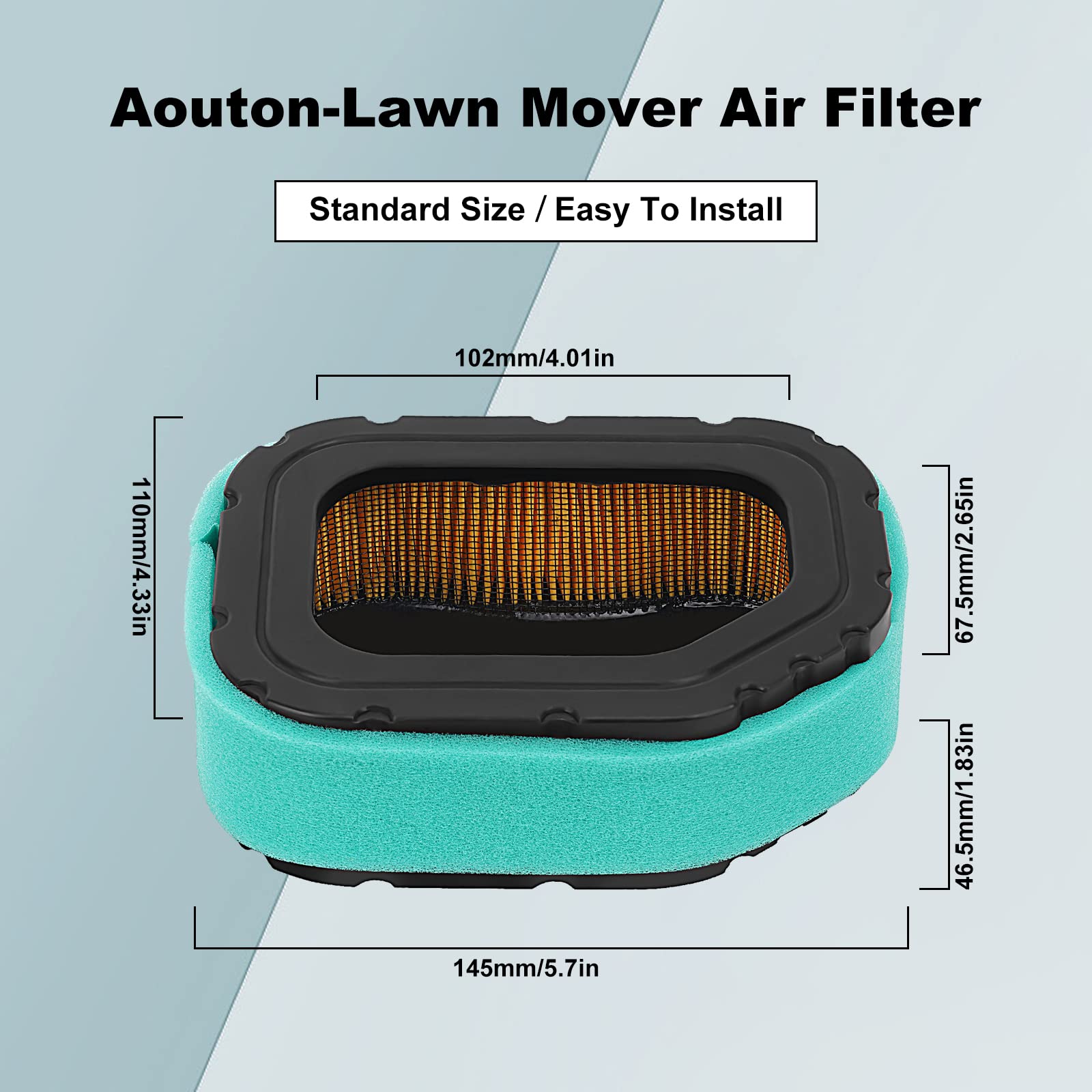 Aouton 32-083-03-S 32-083-05-S Air Filter for 32-883-03-S1 Kohler SV710 SV715 SV720 SV730 SV735 SV740 MIU11843 MIU11943 Craftsman 33180 Toro LX500 GT2100 Lawn Mower Air Filter