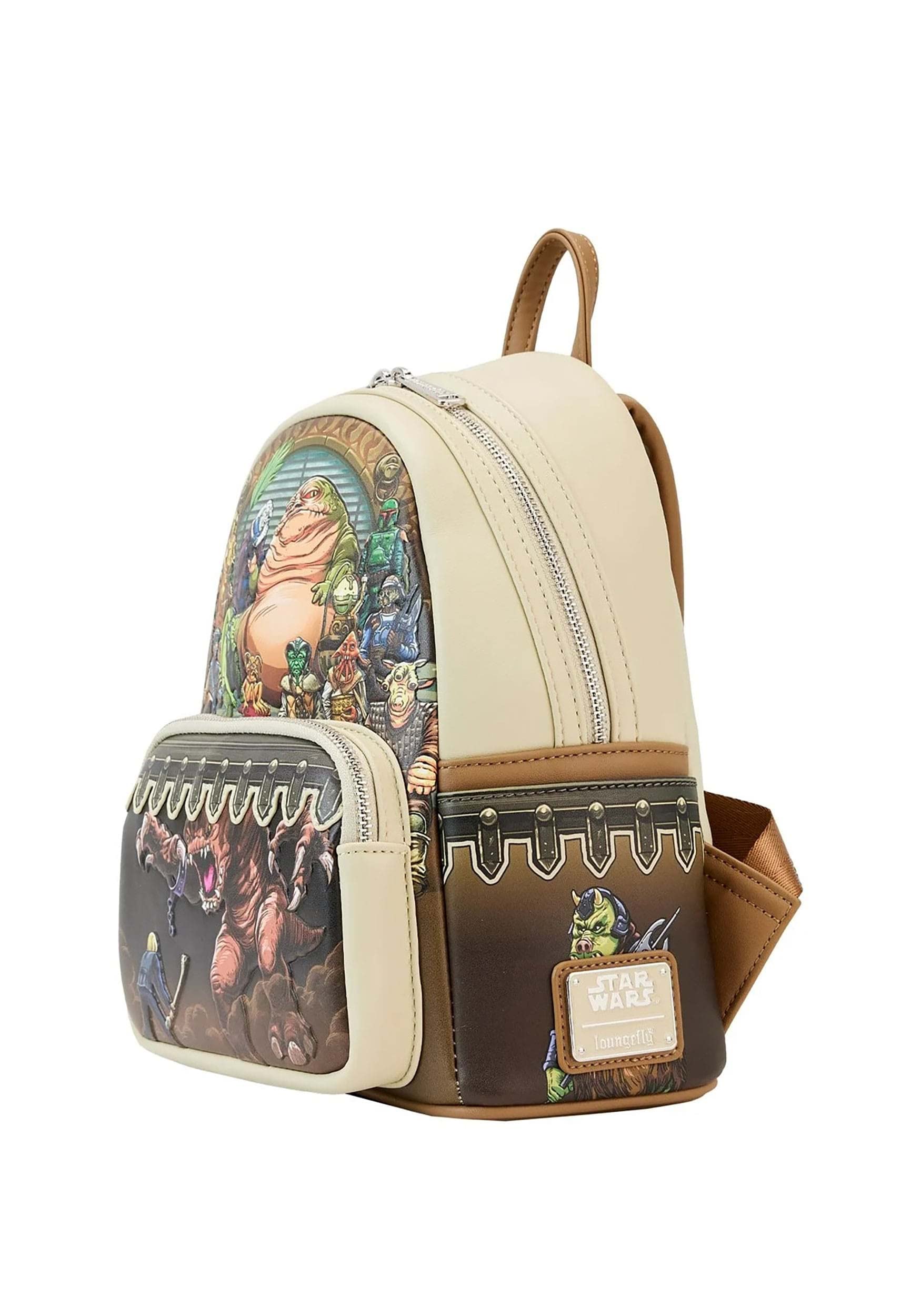 Star Wars Return of the Jedi 40th Anniversary Jabba's Palace Scene Loungefly Mini Backpack Standard