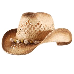 straw cowboy cowgirl hats for women men summer beach sun hat panama woven straw hat wide brim western cowboy hat