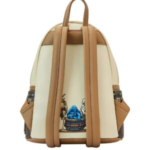 Star Wars Return of the Jedi 40th Anniversary Jabba's Palace Scene Loungefly Mini Backpack Standard