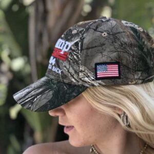 Made in USA Trump Hat 2024 Take America Back Camo Hat Adjustable Cap Hat Presidential Election Campaign (Cameo Mesh)