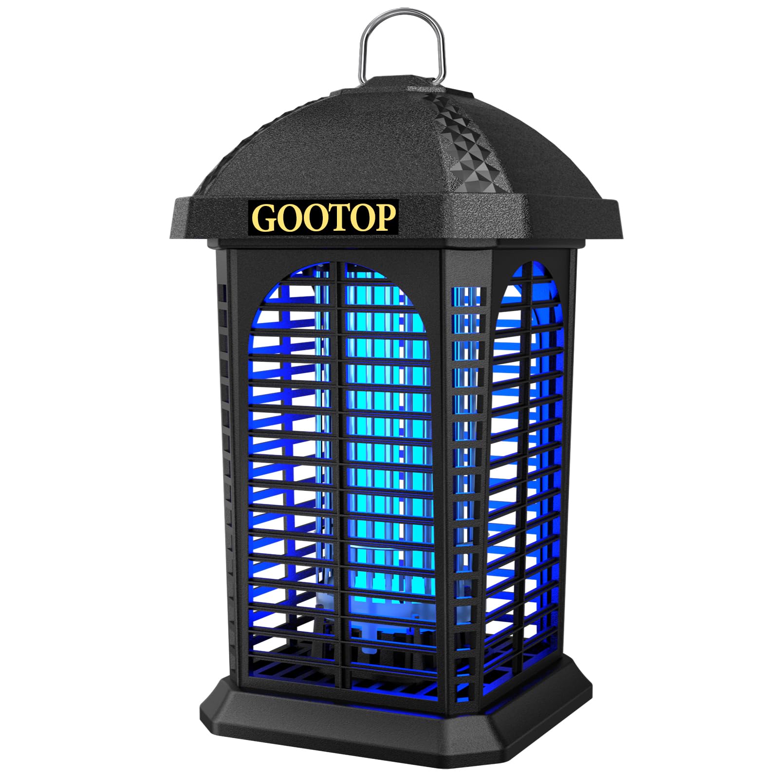 GOOTOP Bug Zapper Outdoor, Electric Mosquito Zapper, Fly Traps, Fly Zapper, Mosquito Killer Indoor 3 Prong Plug, 90-130V, ABS Plastic Outer