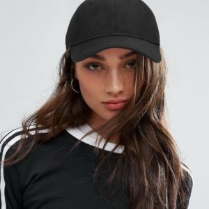 Oversize XXL Baseball Cap for Big Heads 23.6"-25.6", Extra Large Cotton Baseball Hat, Plus Size Unstructured Dad Hats Black