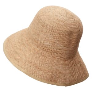 Jeanne Simmons Raffia Bucket Hat - Natural OSFM