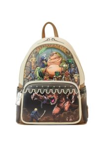 star wars return of the jedi 40th anniversary jabba's palace scene loungefly mini backpack standard