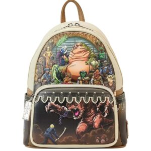 Star Wars Return of the Jedi 40th Anniversary Jabba's Palace Scene Loungefly Mini Backpack Standard