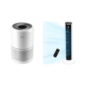 levoit air purifier and tower fan