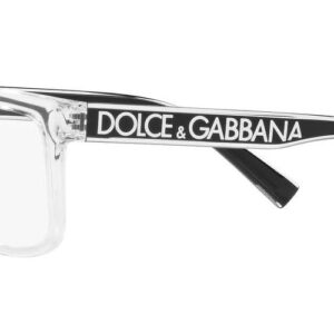 Dolce & Gabbana DG 5101 3133 Crystal Plastic Square Eyeglasses 52mm