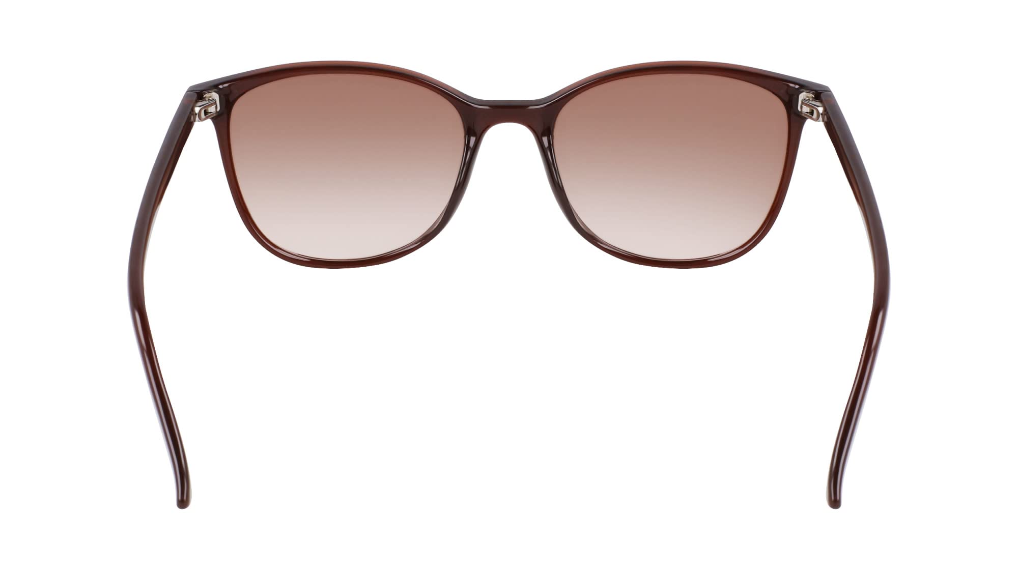 NAUTICA Women's N2243S Rectangular Sunglasses, Crystal Brown, One Size