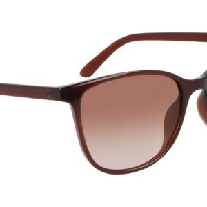 NAUTICA Women's N2243S Rectangular Sunglasses, Crystal Brown, One Size