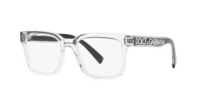 dolce & gabbana dg 5101 3133 crystal plastic square eyeglasses 52mm