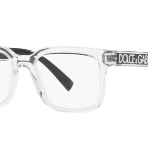 Dolce & Gabbana DG 5101 3133 Crystal Plastic Square Eyeglasses 52mm