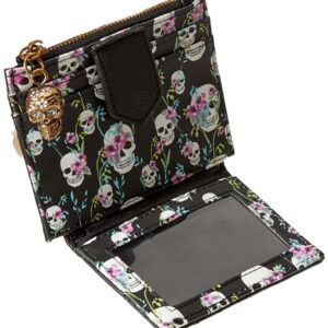 Betsey Johnson Spider Bifold Wallet, Black