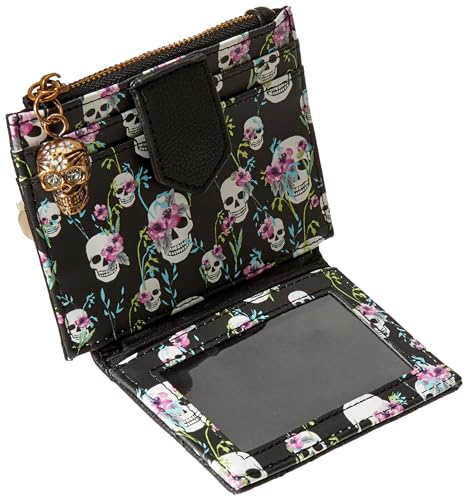 Betsey Johnson Spider Bifold Wallet, Black