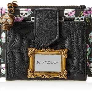 Betsey Johnson Spider Bifold Wallet, Black