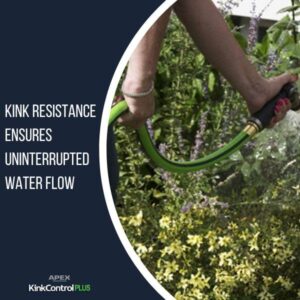 Kink Control Plus Water Hose 25ft - High Burst Strength and Superior Flexibility Garden Hoses, Outdoor Hose with Kink Resistance, Triple Frame Technology, Made in USA.