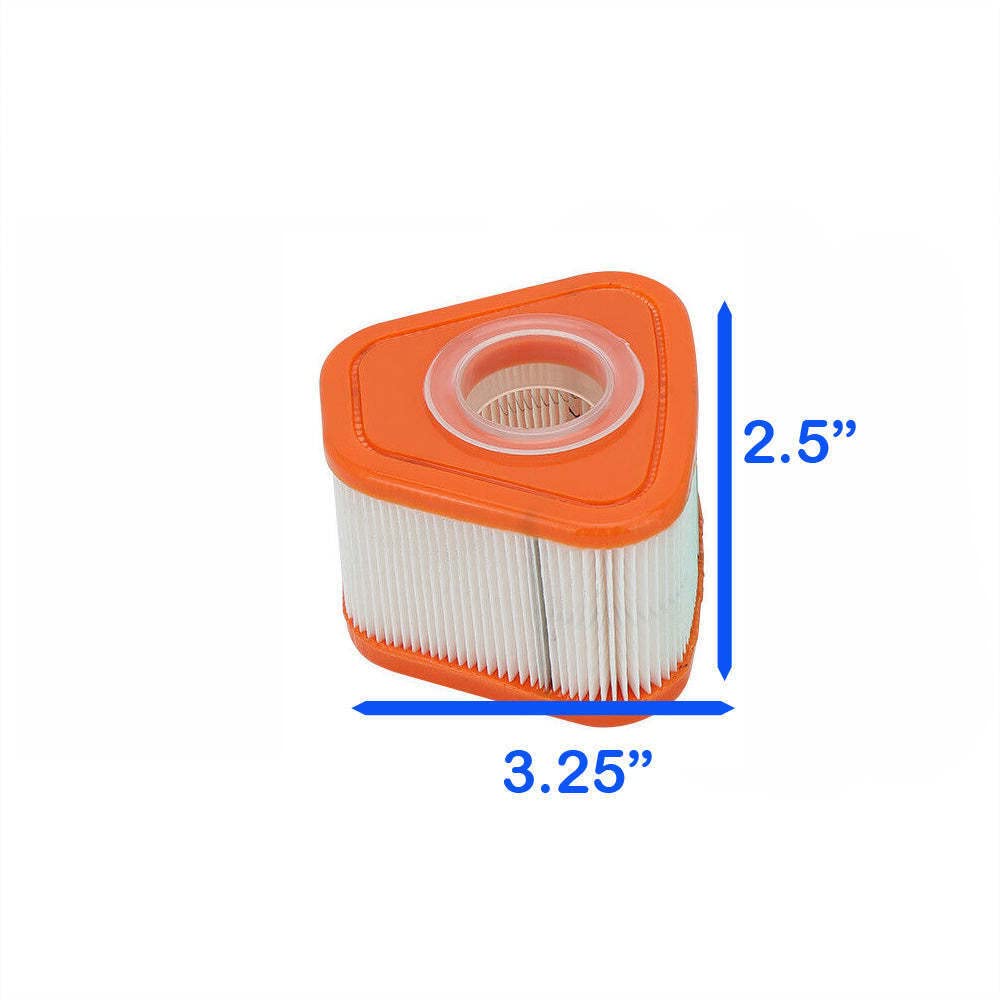 LEFITPA Replacement Air Filter for Briggs & Stratton 597266 595853 597265 Fits 115P02 123P02 123P05 123P07 123P0B 123P32 (2.5" x 3.25")