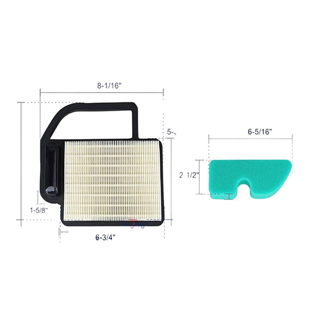 Dosens Compatible With 20 083 02-S 20 083 06-S Air Filter for 20 883 02-S1 20 883 06-S1 KH-20-883-06-S1 KH-20-883-02-S1 SV470-SV620 YTH20K46 YTH21K46 LTX1045 LTX1040 LTX1042 LX420 LX460