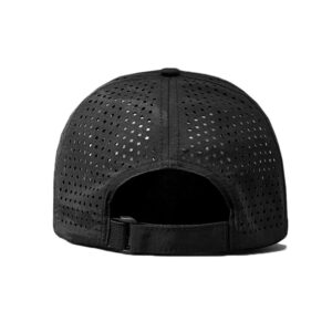 Oversize XXL Baseball Caps,Quick Dry Mesh Sports Hat for Big Heads 22"-25"，Waterproof Lightweight Running Sun Hat. (Black)