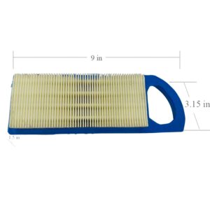 Dosens 697153 Air Filter Compatible with Briggs and Stratton 698083 795115 697014 697014 697634 697153 794422 795115 797008 GY20573 M149171 Craftsman LT2000 LT1000 John Deere gy20573 2 Pack