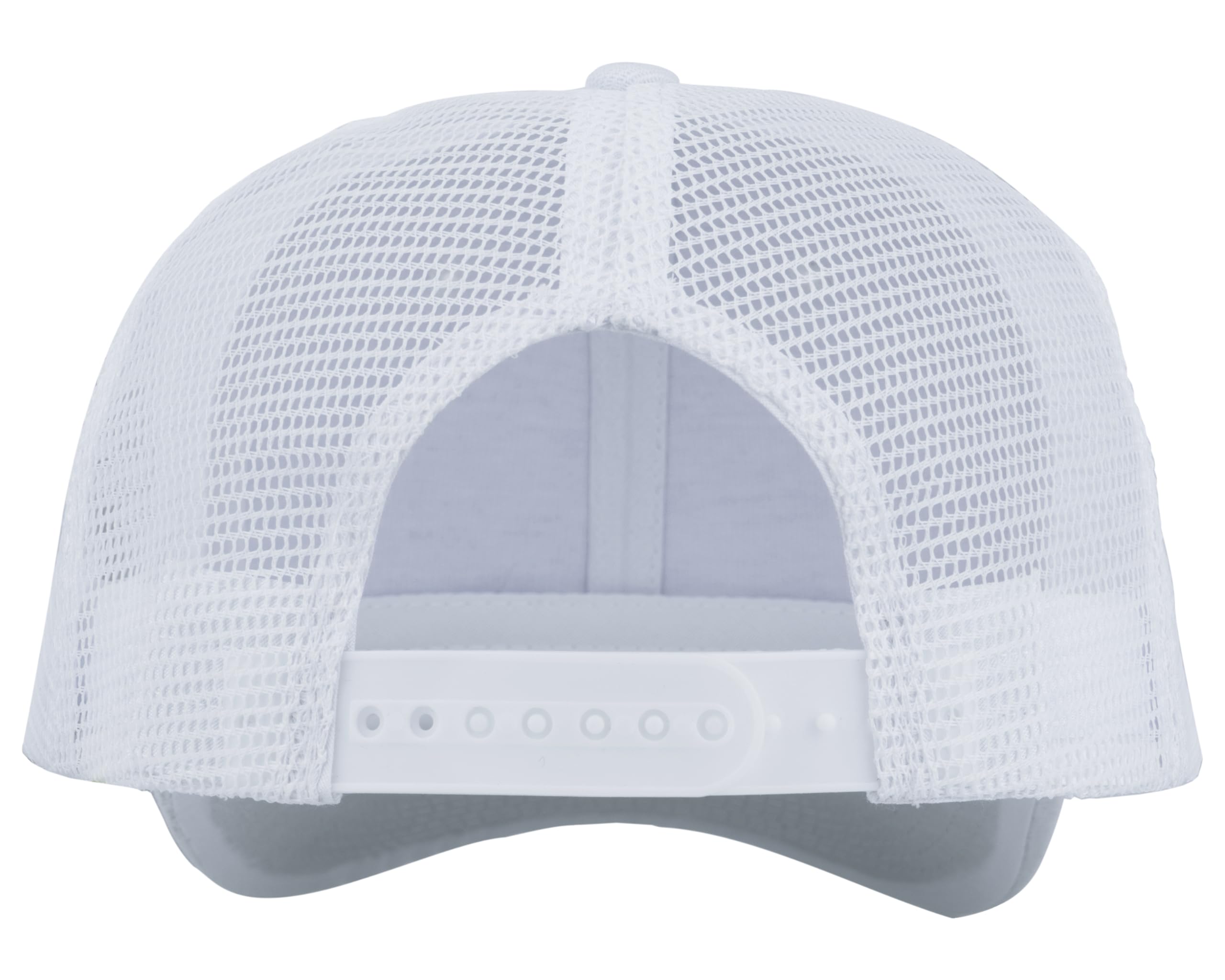 Gelante Mesh Trucker Baseball Cap Structured Front Panel Wholesale LOT 12 Pack TR001 White