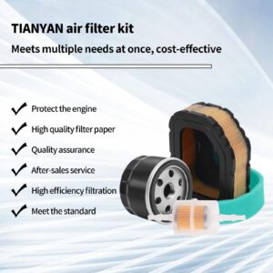 TIANYAN 32 083 03-S 32 883 03-S1 Air Filter 52 050 02-S Oil Filter Fuel Filter kit Replacement For Kohler Courage SV710 SV715 SV720 SV725 SV730 SV735 SV740 LT1045 LTX1046 LTX1050 Tractor Lawn Mower