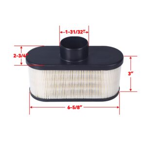 11013-0752 11013-0726 Air Filter for Kawasaki FR651V FR691V FR730V FS481V FS541V FS600V FS651V FS691V FS730V 4 Stroke Engine Lawn Mower Air Filter With 11013-7046 Pre Filter(5Pack)