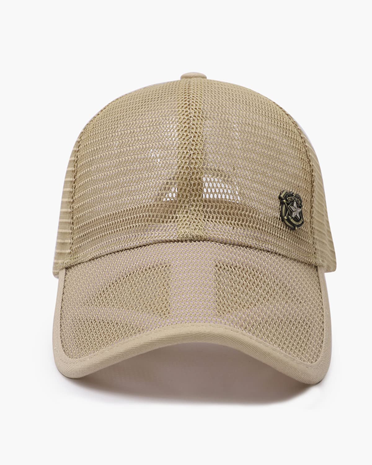 Marotow Full Mesh Baseball Cap for Men and Women, Unisex Breathable Full Mesh Baseball Cap, Summer Mesh Baseball Hat (Khaki)