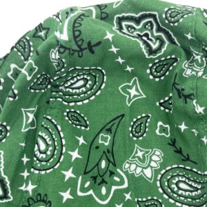 Cotton Doo Rags Skull Bandana Motorcycle Dew Rags Head Wrap Cycling Sweat Hard Helmet Liner Paisley Chef Hats Do Rag Welder Welding Rag Caps for Men and Women (Paisley Pack)