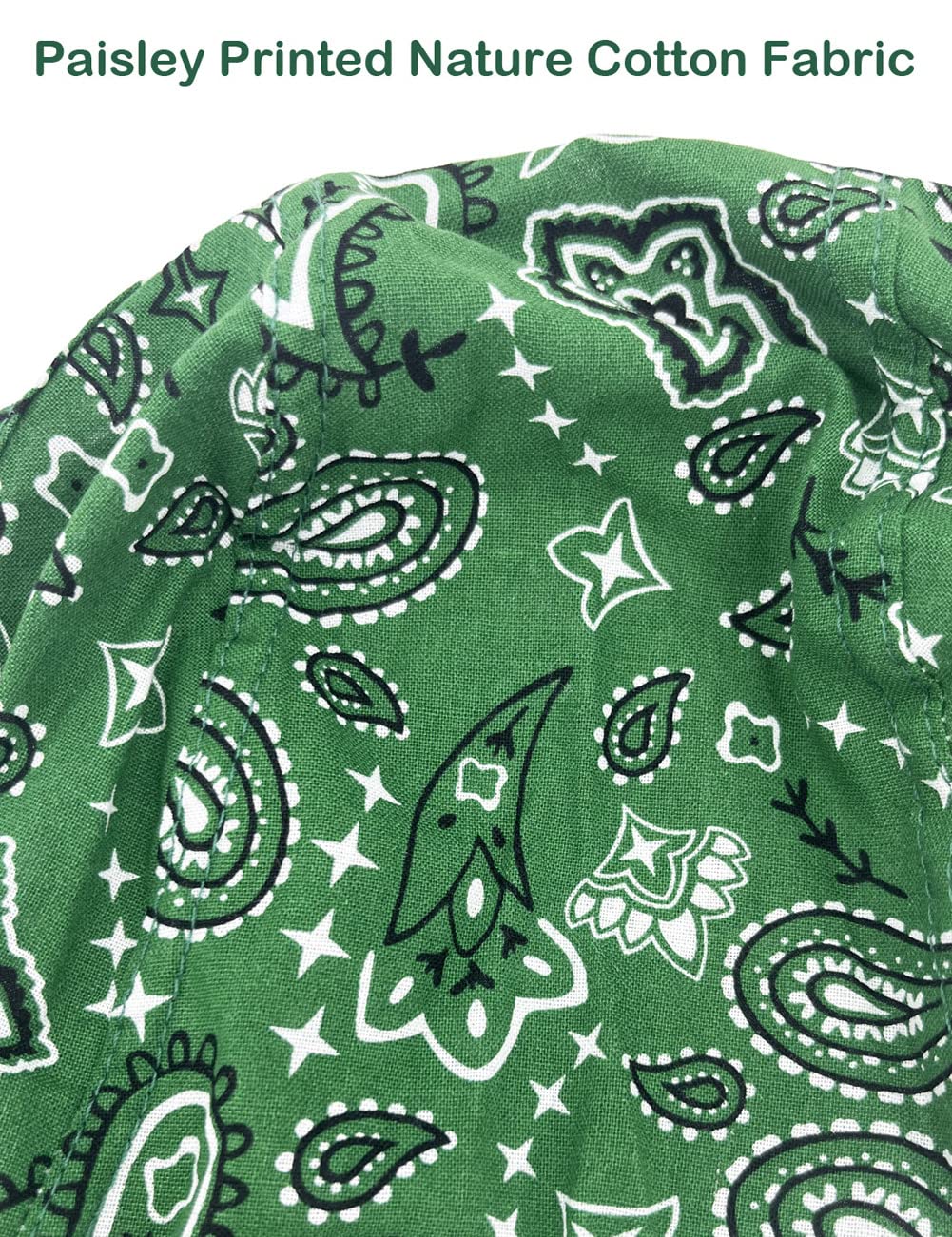 Cotton Doo Rags Skull Bandana Motorcycle Dew Rags Head Wrap Cycling Sweat Hard Helmet Liner Paisley Chef Hats Do Rag Welder Welding Rag Caps for Men and Women (Paisley Pack)