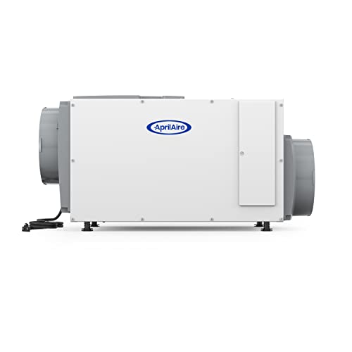 AprilAire E100 Pro 100-Pint Whole-House Dehumidifier + Model 76 Wall Mount Dehumidifier Control, Commercial-Grade Whole-Home Dehumidifier for Basement, Crawlspace, or Whole House up to 5,500 sq. ft.