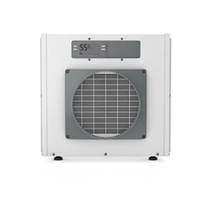 AprilAire E130 Pro 130-Pint Whole-House Dehumidifier + Model 76 Wall Mount Dehumidifier Control, Commercial-Grade Whole-Home Dehumidifier for Basement, Crawlspace, or Whole House up to 7,200 sq. ft.