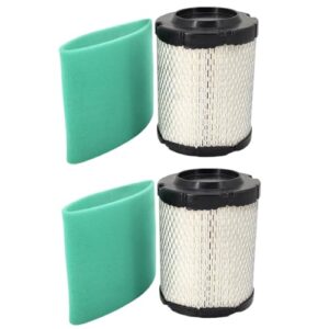 Gewxgzo 16 083 01-S Air Filter 16 083 02-S Pre Filter Fit for Koh-ler ZT710 ZT720 ZT730 ZT740 EZT740-EZT750 Engine Rep 16 083 01 1608301 16 883 01-S1 102-855(2 Pack)