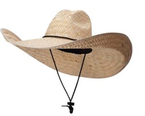 double weaved hard shell shade hat large fit wide brim straw hat tan