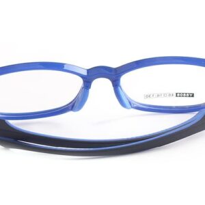 QYAJS Eyeglasses Frame Children Optical Glasses Frame TR90 Flexible Bendable One-piece Safe Eyeglasses Girls Boy