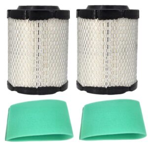 Gewxgzo 16 083 01-S Air Filter 16 083 02-S Pre Filter Fit for Koh-ler ZT710 ZT720 ZT730 ZT740 EZT740-EZT750 Engine Rep 16 083 01 1608301 16 883 01-S1 102-855(2 Pack)