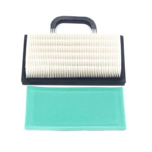 lefitpa replacement 21531500 air filter & pre filter for john deere gy20575 miu11286 d140 z425 for briggs & stratton 499486 5063b 5069h 405700-407700 for 18 thru 22 hp intek v-twinengines