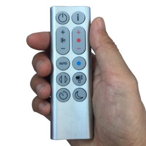 Replacement Remote Control Compatible for HP04 HP05 Dyson Pure Hot + Cool Purifying Fan Air Purifier/Heater (Silver)