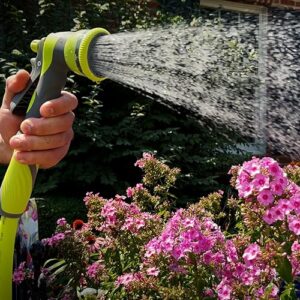 Flexzilla Garden Hose Nozzle - Heavy Duty 7-Pattern Adjustable Pistol, NFZG67-E, ZillaGreen™