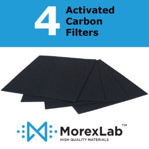 MorexLab 115115 Replacement Filter A for Winix PlasmaWave Air Purifier C535 9000 5000 5300 6300 5300-2 P300, 2 H13 1 True HEPA Filter + 4 Activated Carbon Pre-Filters