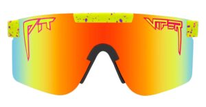 pit viper the original sunglasses narrow fit (the 1993 with polarized rainbow lens)