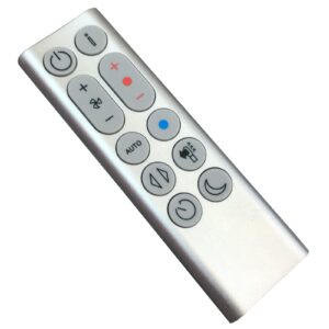 Replacement Remote Control Compatible for HP04 HP05 Dyson Pure Hot + Cool Purifying Fan Air Purifier/Heater (Silver)