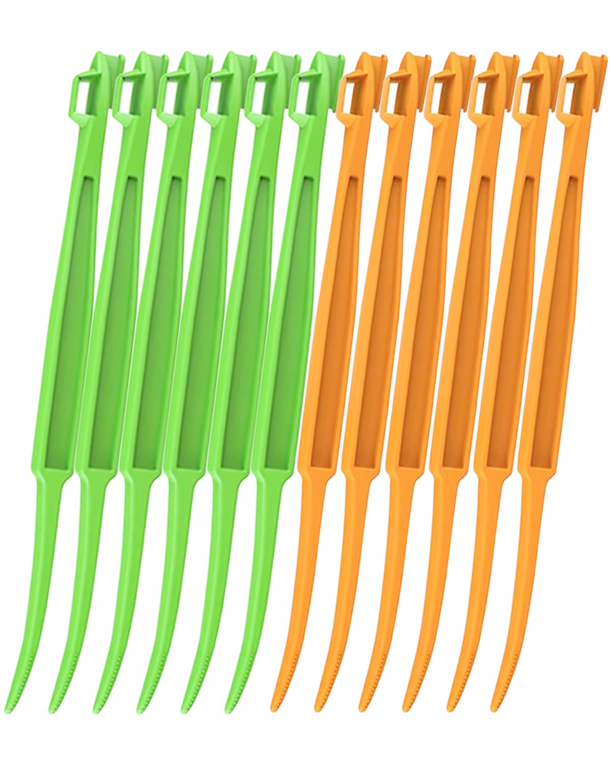 Orange Peeler Tool for Kitchen - 12 Pcs Citrus Peelers for Fruit Lemon Mango Banana, Plastic Fruit Peeler Easy Open