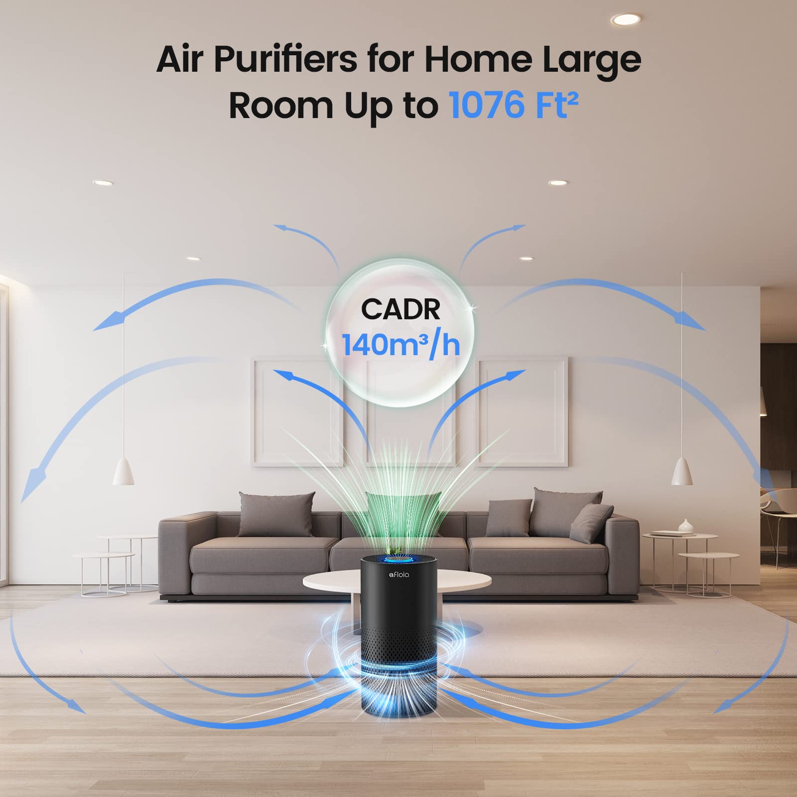 Afloia Air Purifiers for Home Large Room Smart WiFi Voice Control, Afloia Original True HEPA H13 Filter