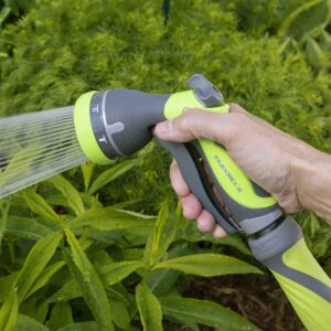 Flexzilla Garden Hose Nozzle - Heavy Duty 7-Pattern Adjustable Flow Pistol Grip, NFZG69-E, ZillaGreen™